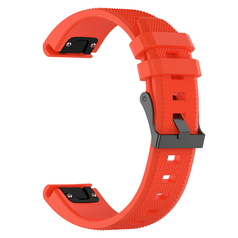 Remienok Techsuit W058 pre Garmin Watch Fenix Series, 26mm, Oranžový