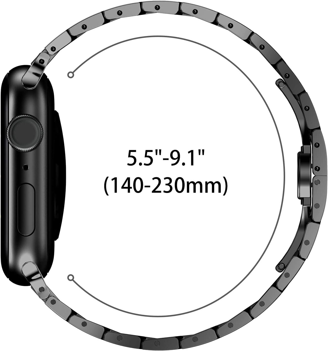 Techsuit W063 remienok pre Apple Watch 49mm / 46mm / 45mm / 44mm / 42mm Series, Strieborný