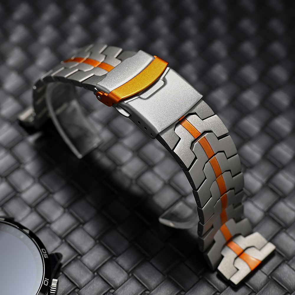 Techsuit W063 remienok pre Huawei Watch / Xiaomi Watch Series, Oranžový