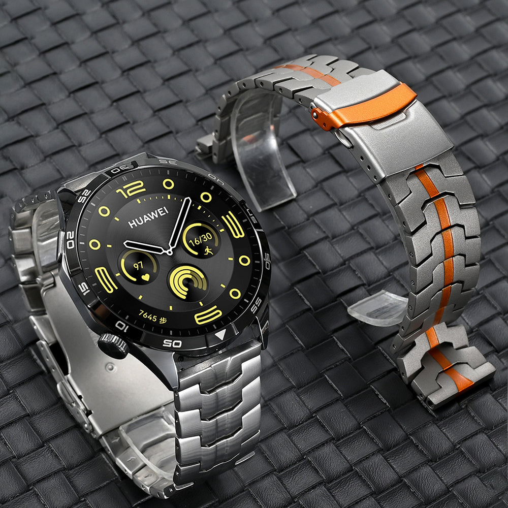 Techsuit W063 remienok pre Huawei Watch / Xiaomi Watch Series, Oranžový