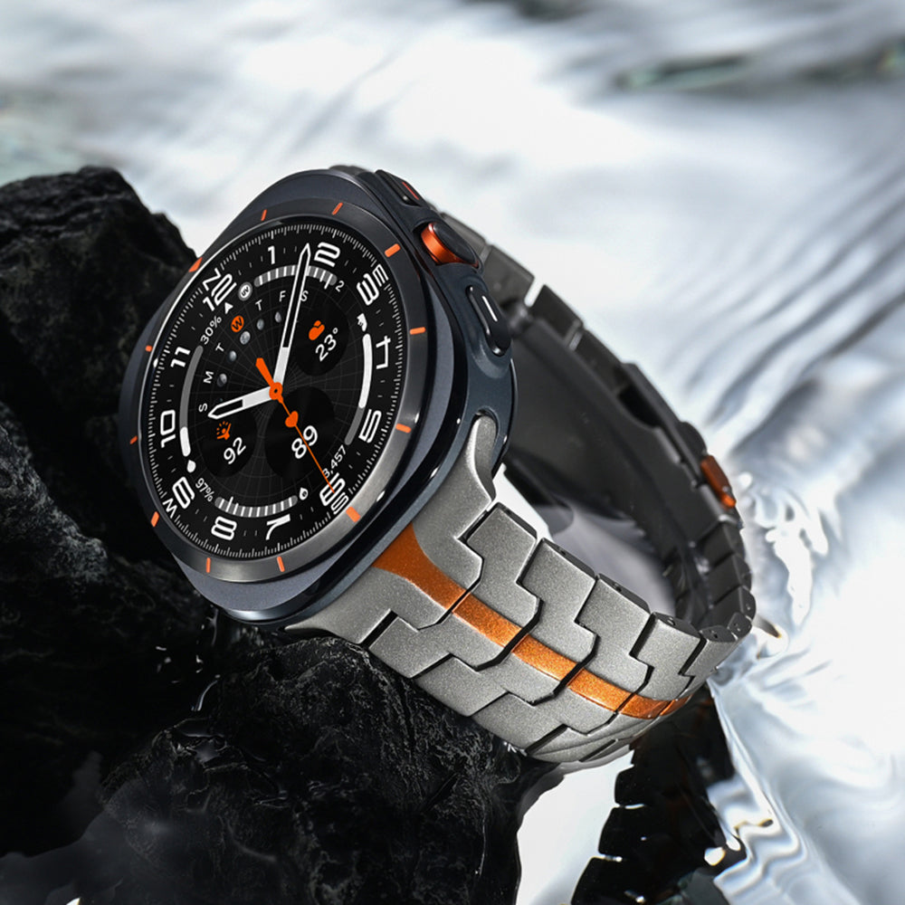 Techsuit W063 remienok pre Samsung Galaxy Watch Ultra, Strieborný