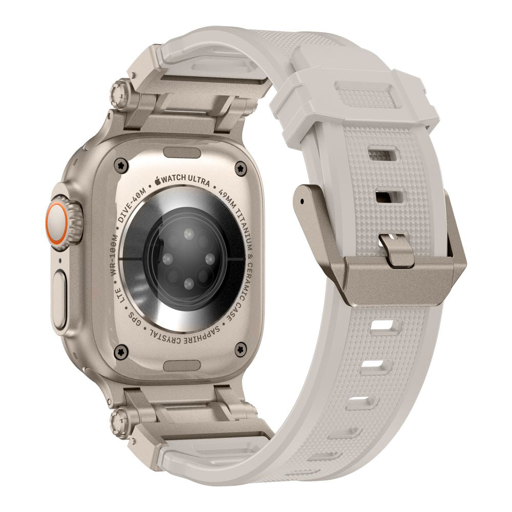Techsuit W064 remienok pre Apple Watch 49mm / 46mm / 45mm / 44mm / 42mm Series, Strieborný