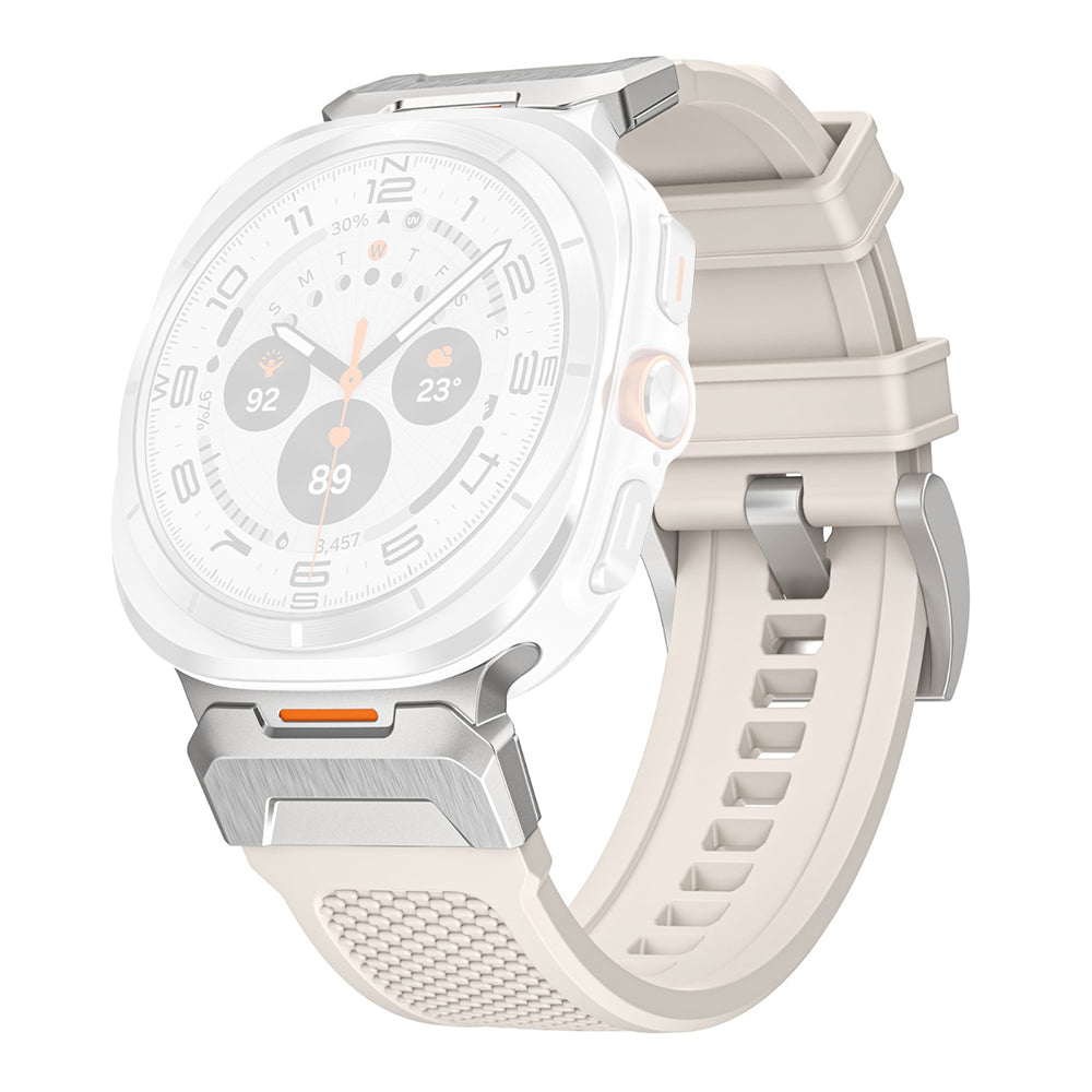 Techsuit W068 remienok pre Samsung Galaxy Watch Ultra, Bielo Strieborný