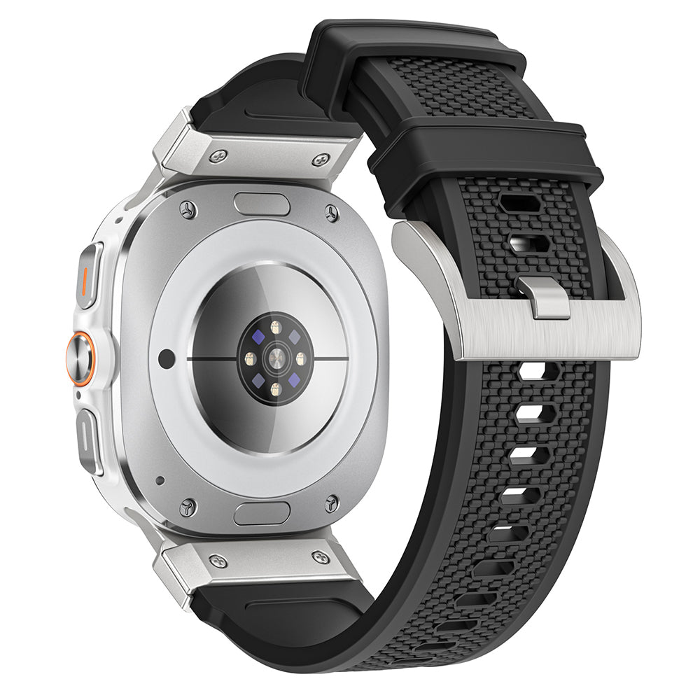 Techsuit W068 remienok pre Samsung Galaxy Watch Ultra, Čierno strieborný