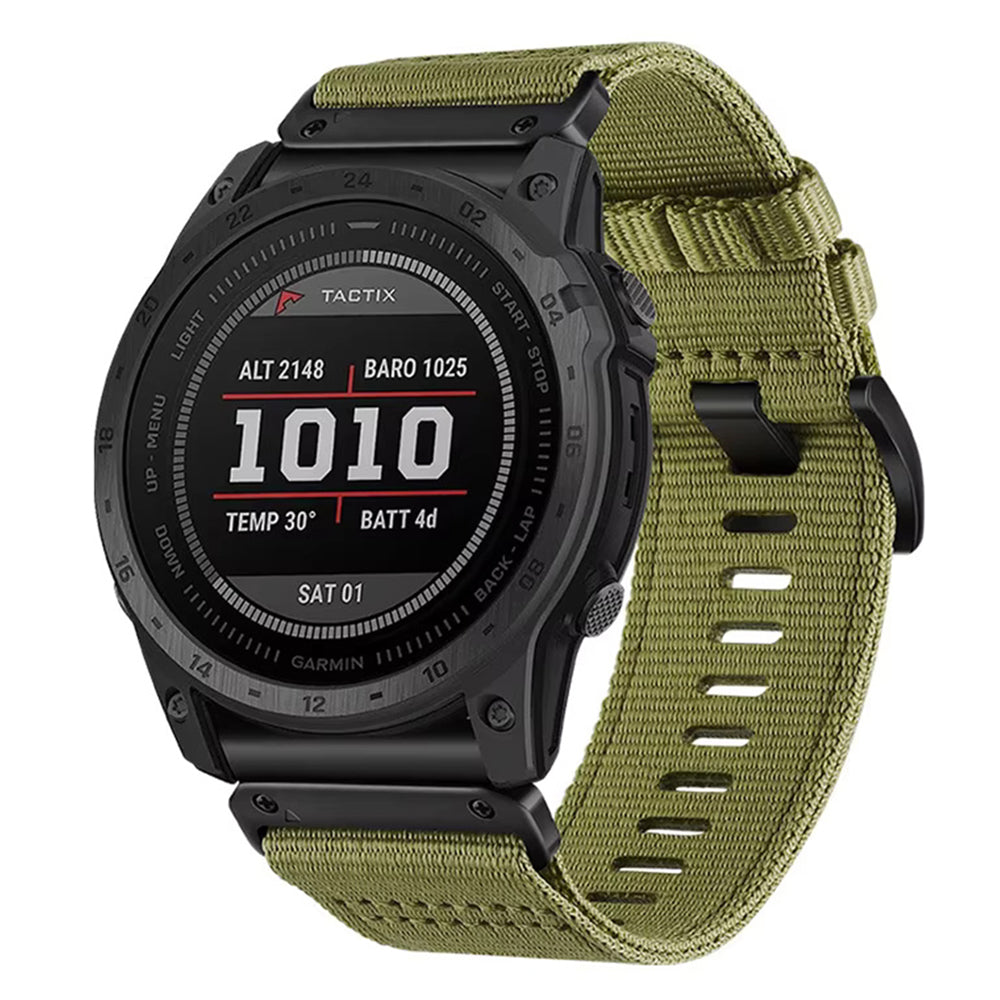 Techsuit W070 remienok pre Garmin Instinct / Approach / Fenix Watch Series, 20mm, Zelený