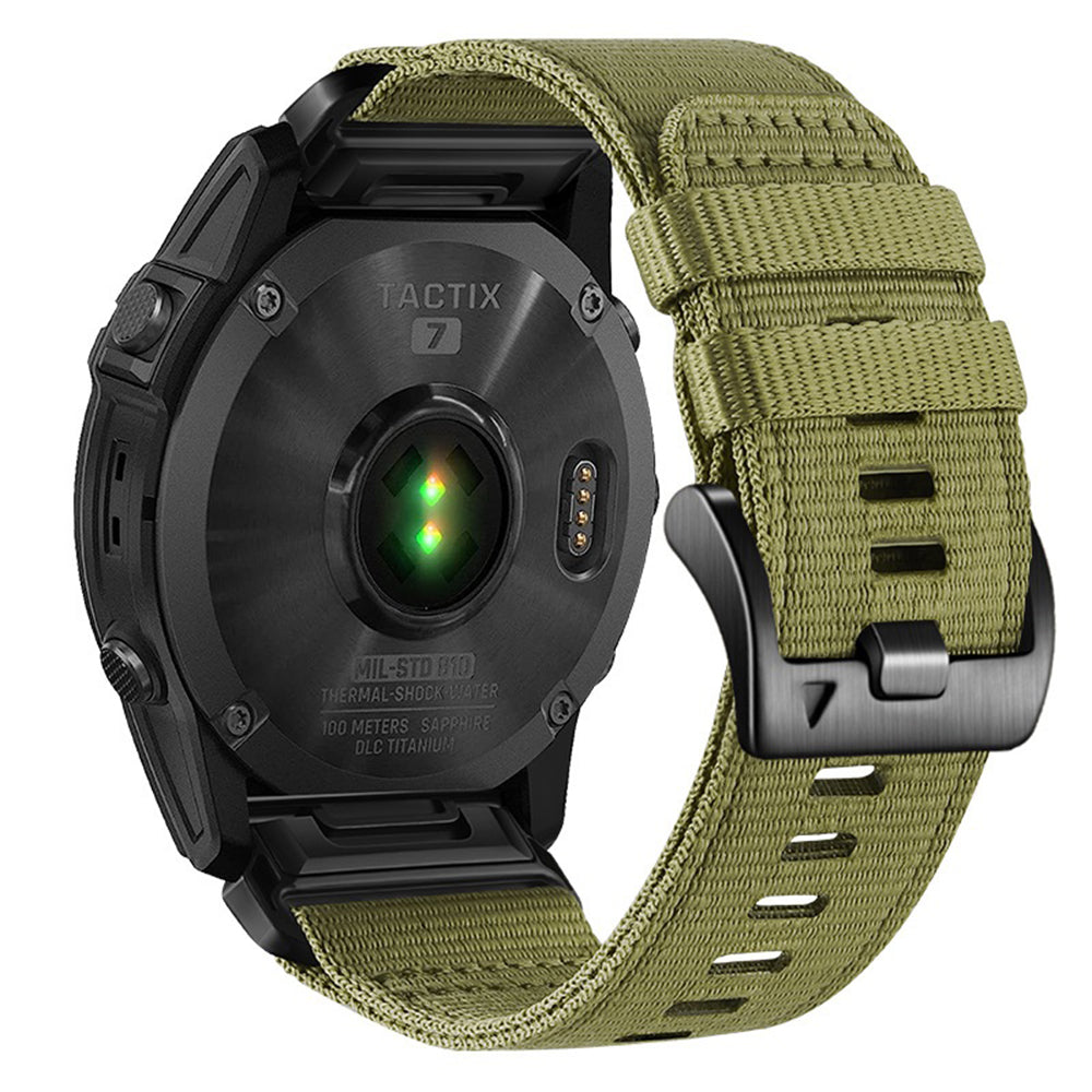 Techsuit W070 remienok pre Garmin Instinct / Approach / Fenix Watch Series, 20mm, Zelený