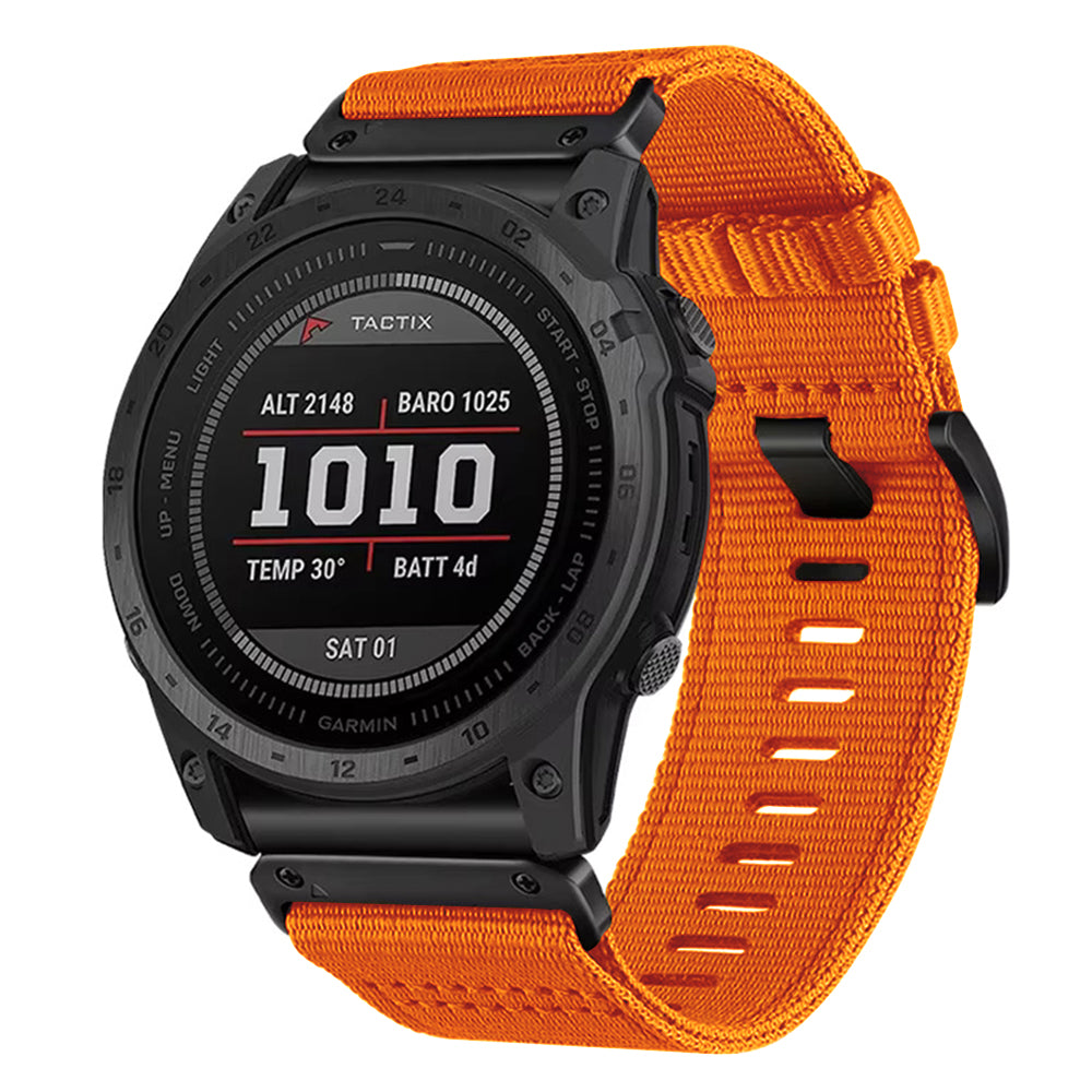Techsuit W070 remienok pre Garmin Watch Fenix Series, 26mm, Oranžový