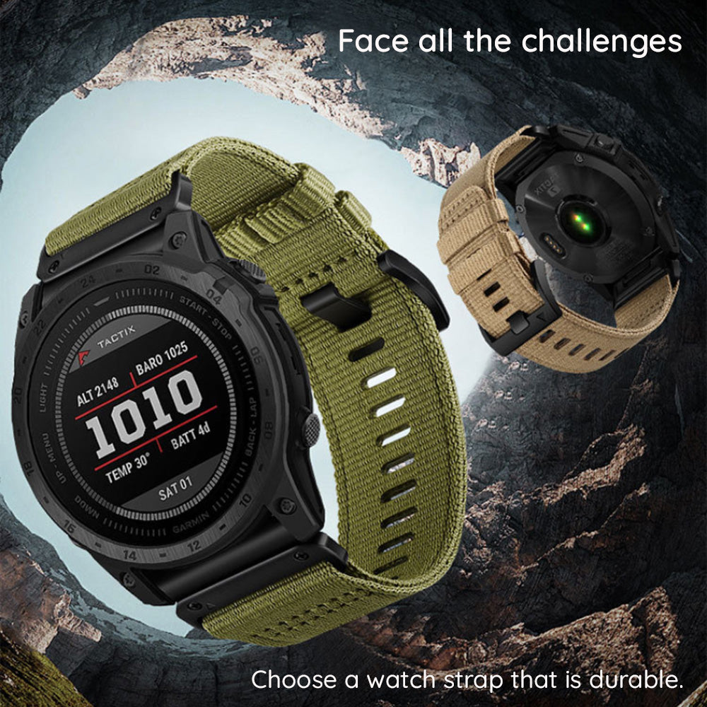 Techsuit W070 remienok pre Garmin Watch Fenix Series, 26mm, Oranžový