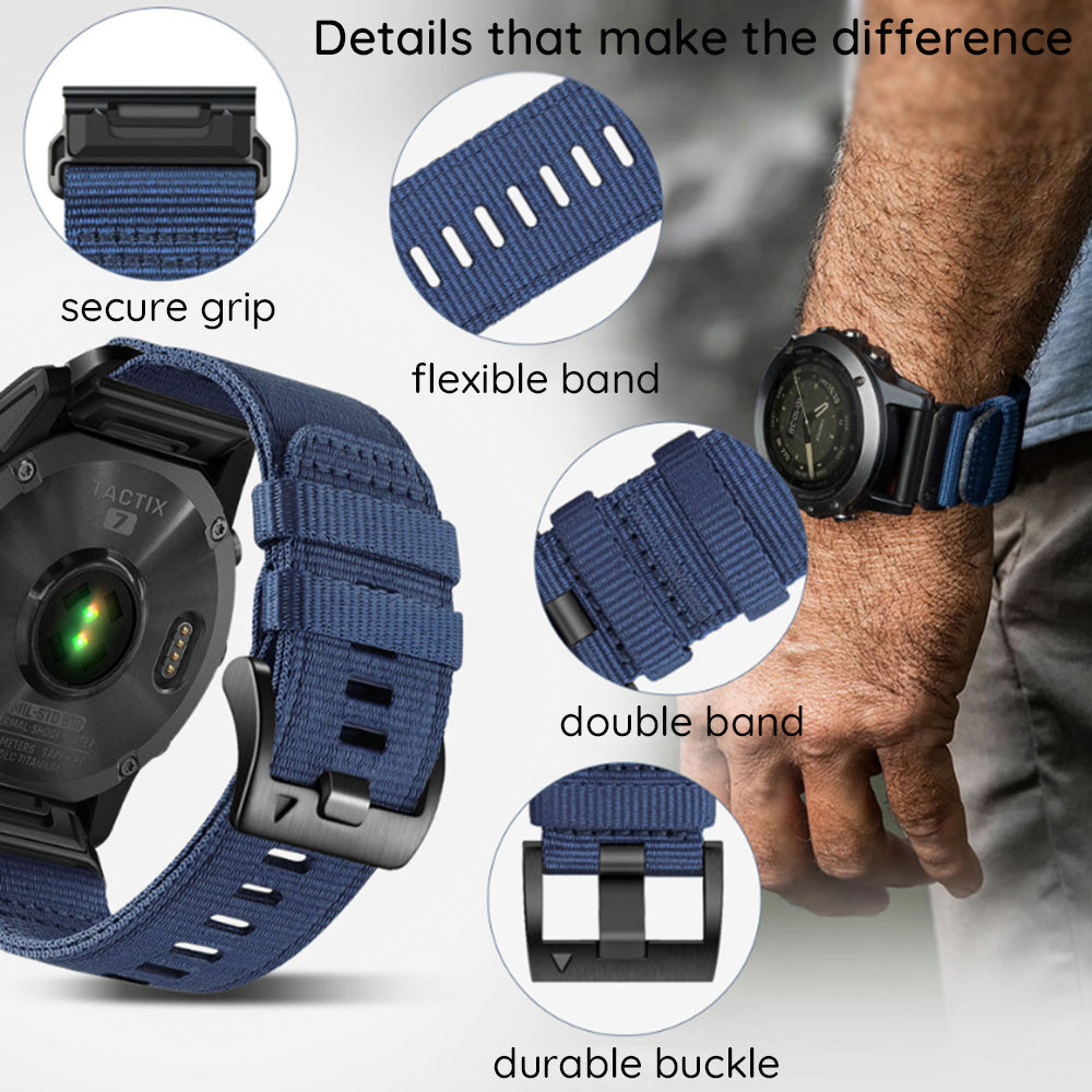 Techsuit W070 remienok pre Garmin Watch Fenix Series, 26mm, Oranžový