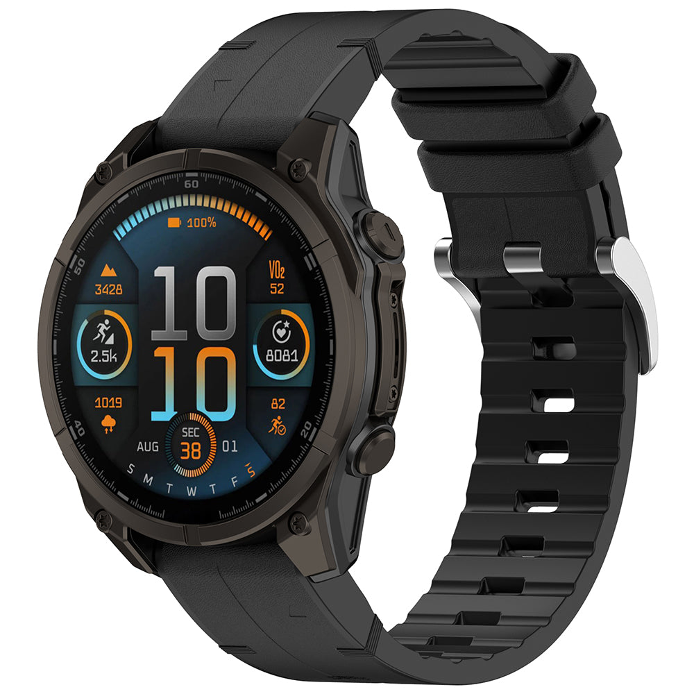 Techsuit W071 remienok pre Garmin Watch Fenix / Forerunner Series, 22mm, čierny