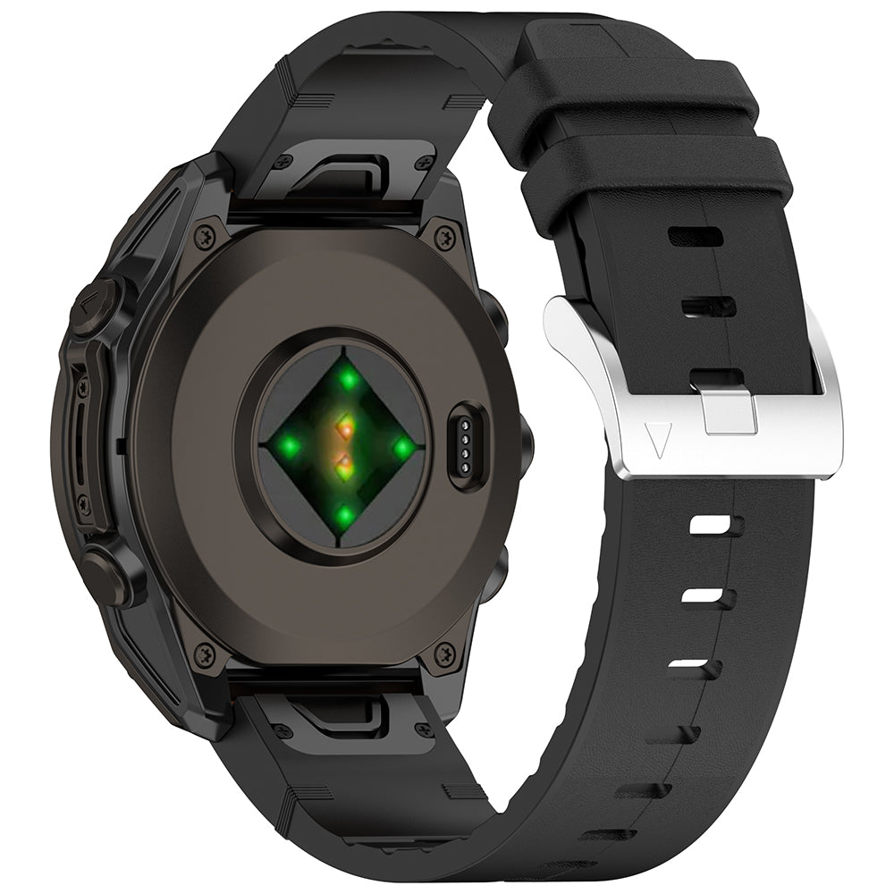 Techsuit W071 remienok pre Garmin Watch Fenix / Forerunner Series, 22mm, čierny