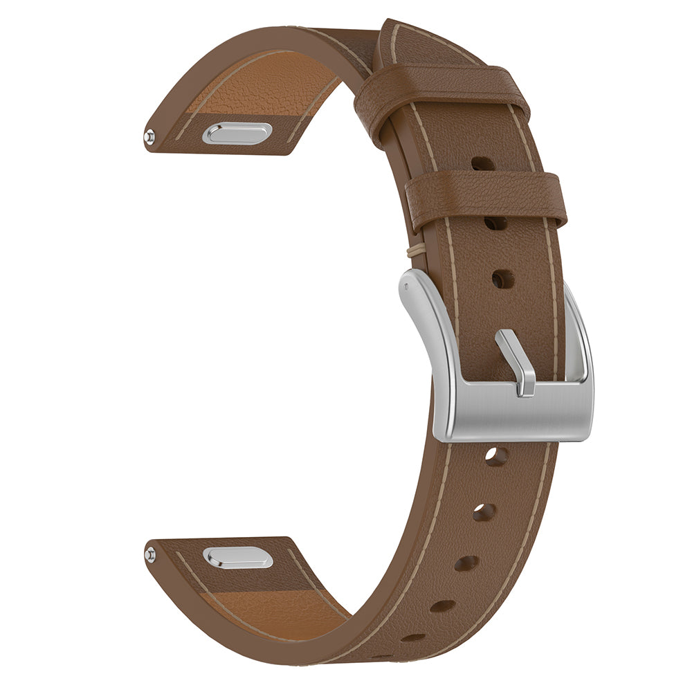 Techsuit W073 remienok pre Huawei Watch / Garmin Watch Series, 18mm, Hnedý
