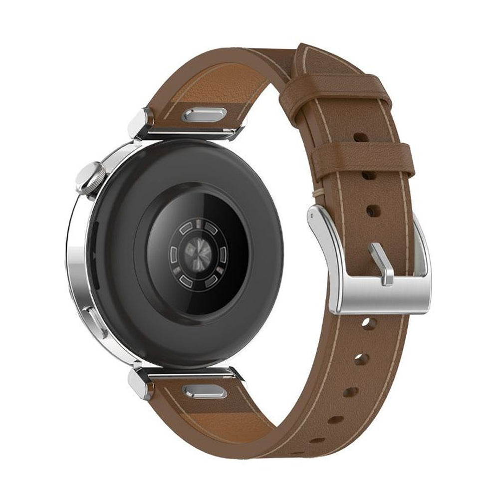 Techsuit W073 remienok pre Huawei Watch / Garmin Watch Series, 18mm, Hnedý