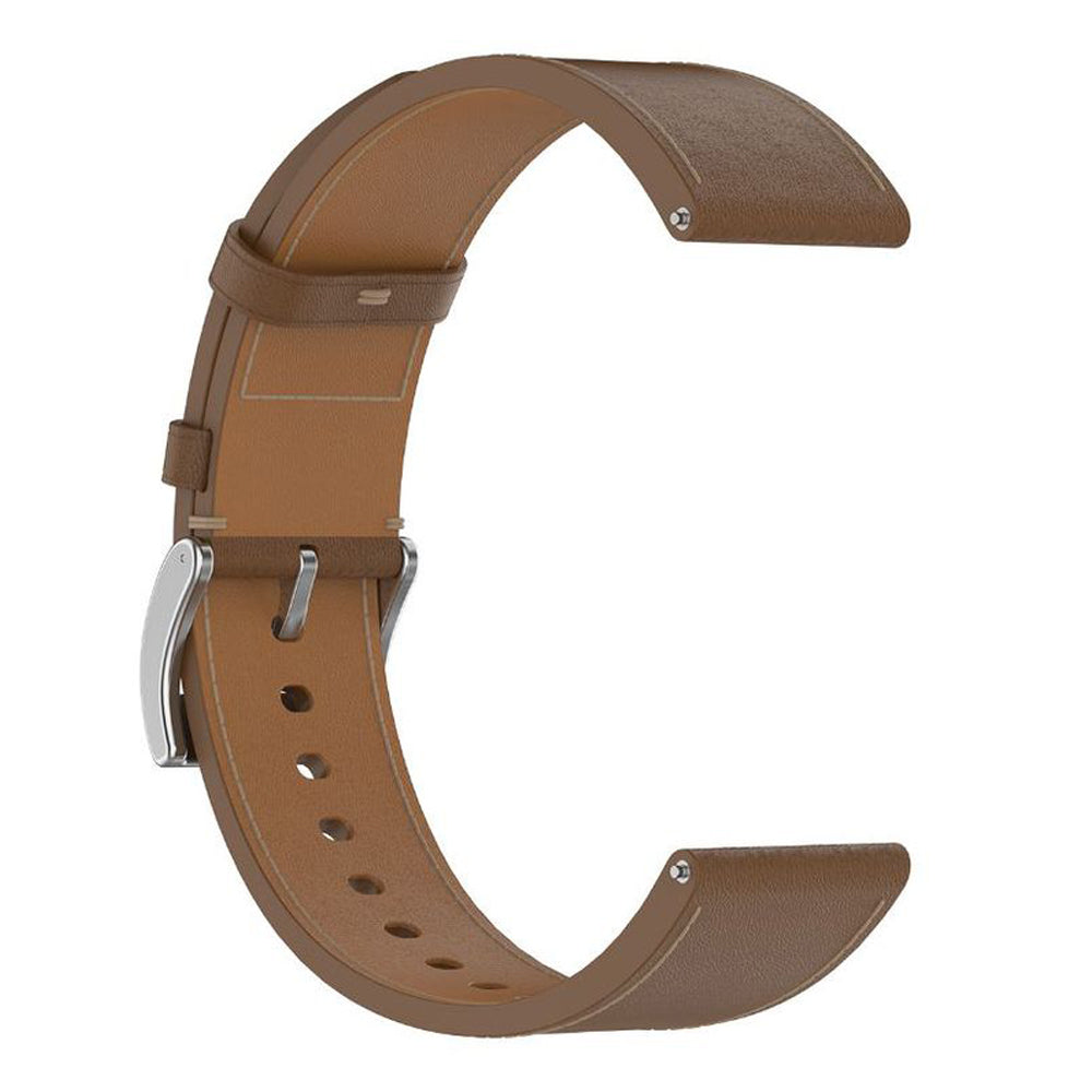 Techsuit W073 remienok pre Samsung Galaxy Watch / Huawei Watch Series, 22mm, Hnedý