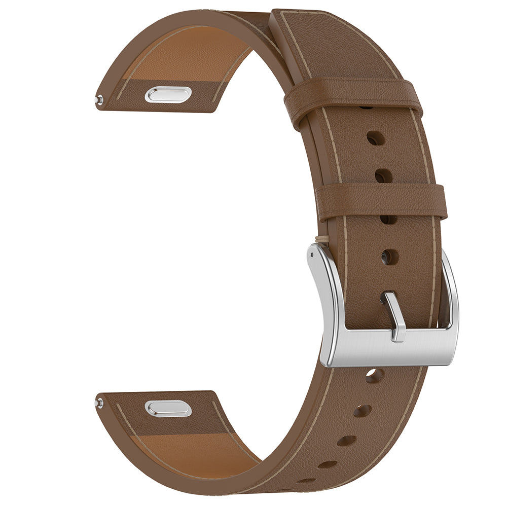 Techsuit W073 remienok pre Samsung Galaxy Watch / Huawei Watch Series, 22mm, Hnedý