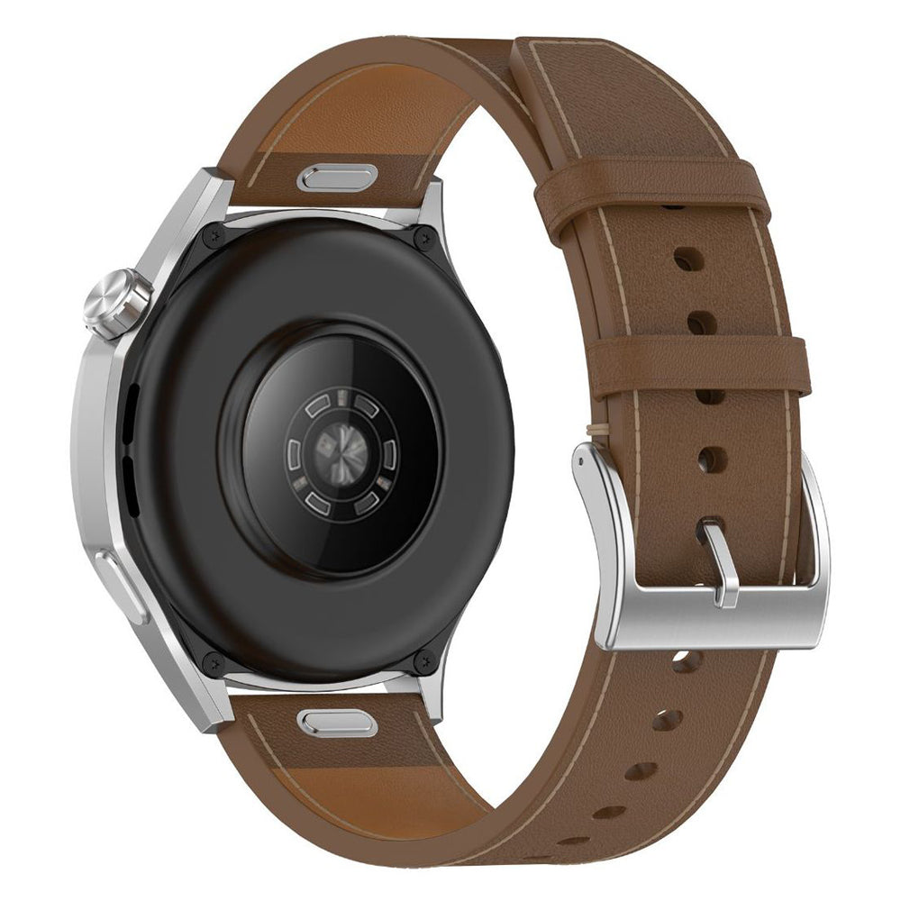 Techsuit W073 remienok pre Samsung Galaxy Watch / Huawei Watch Series, 22mm, Hnedý