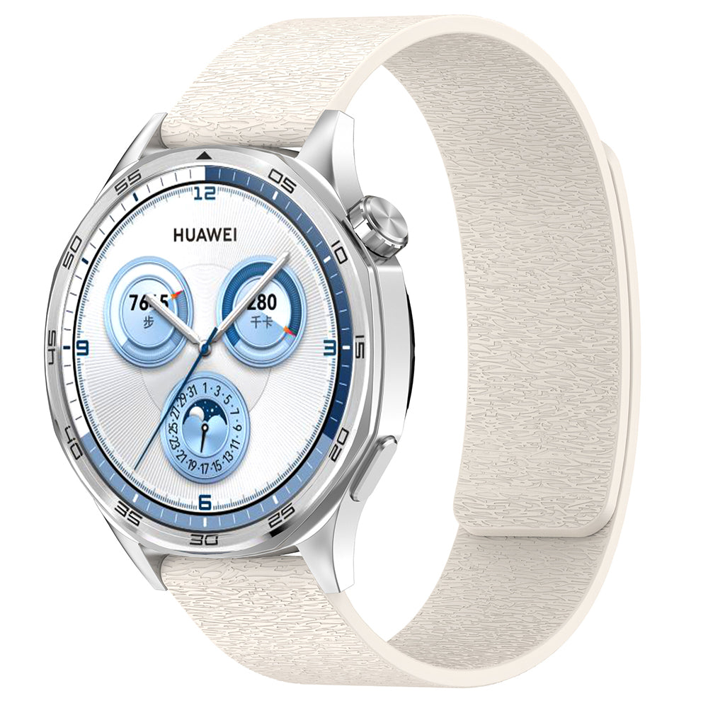 Techsuit W074 remienok pre Samsung Galaxy Watch / Huawei Watch Series, 22mm, Béžový