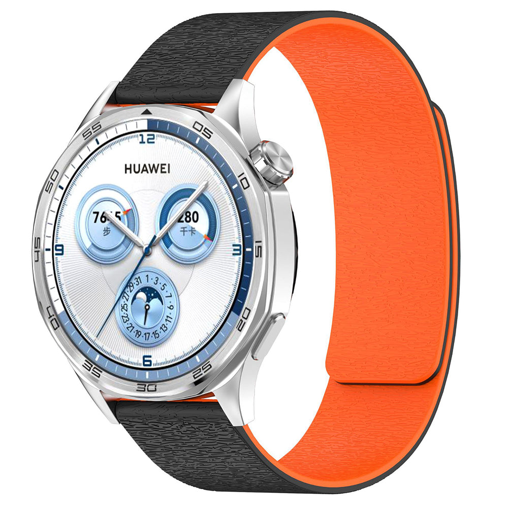 Techsuit W074 remienok pre Samsung Galaxy Watch Series, 20mm, Čierno-oranžový