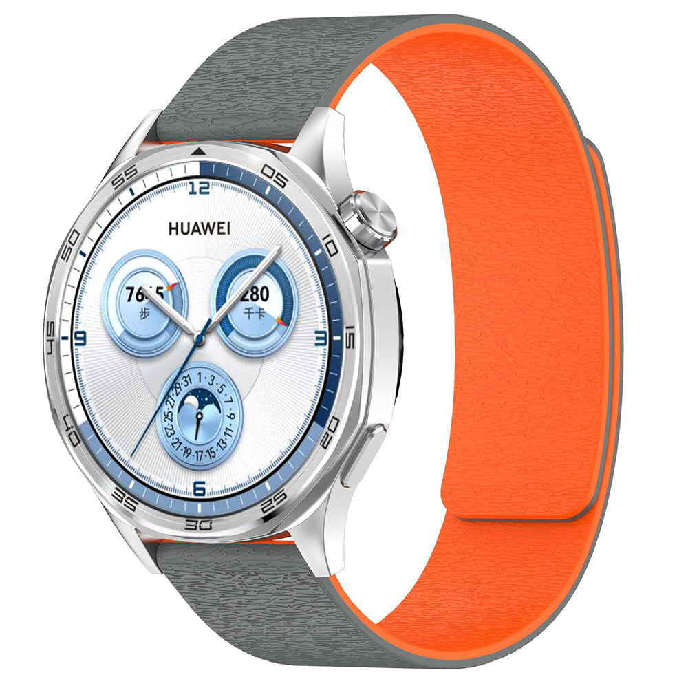 Techsuit W074 remienok pre Samsung Galaxy Watch Series, Sivý Oranžový