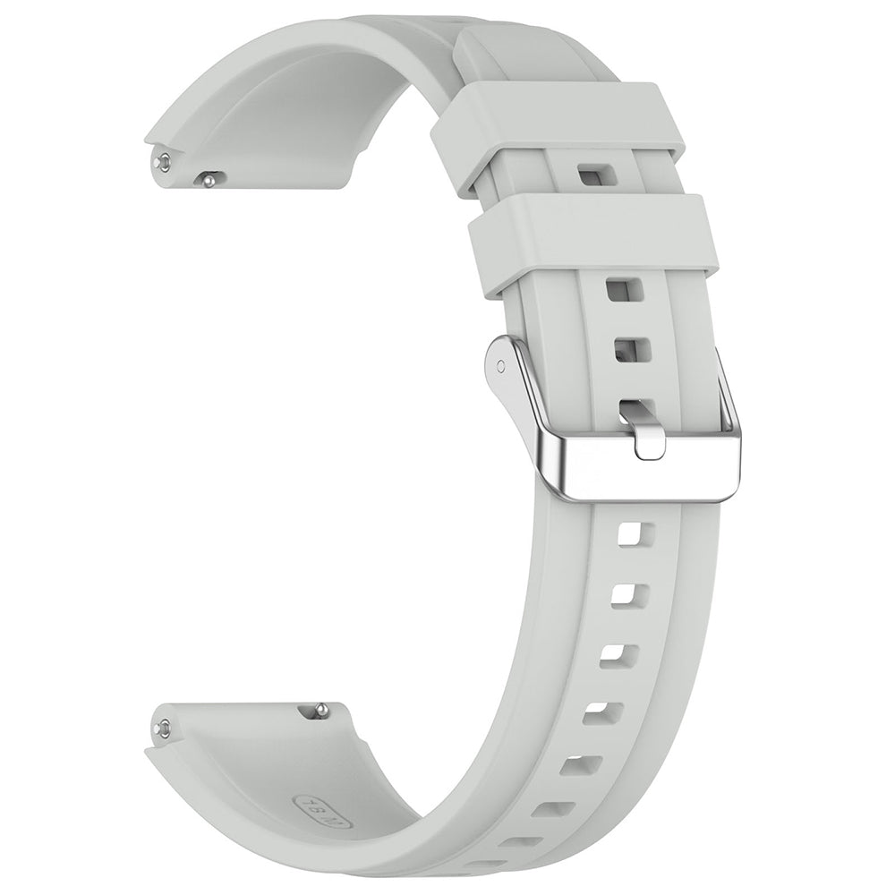 Remienok Techsuit W075 pre Huawei Watch / Garmin Watch Series, 18mm, Sivý