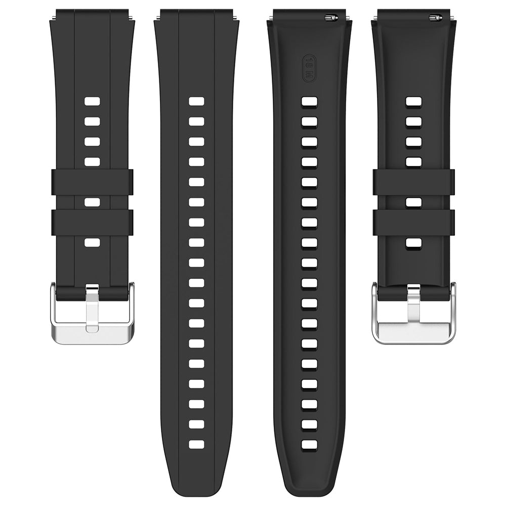 Remienok Techsuit W075 pre Huawei Watch / Garmin Watch Series, 18mm, Sivý