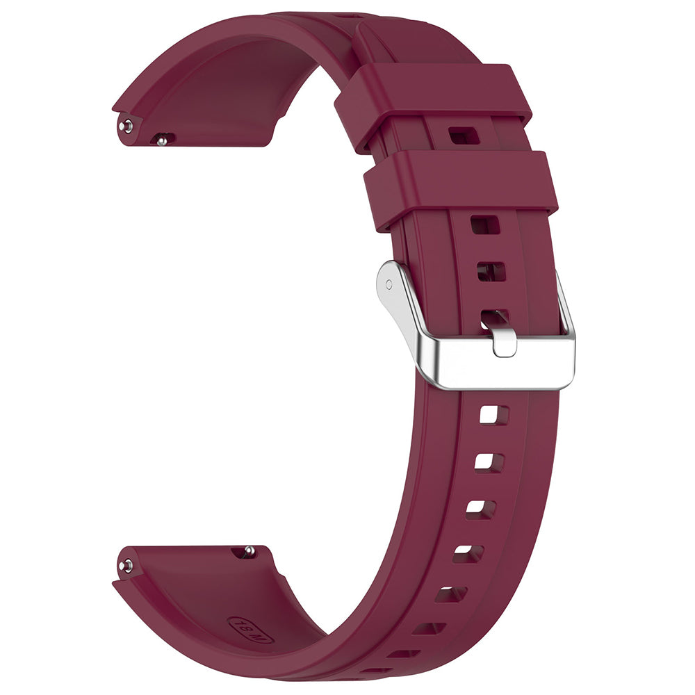 Techsuit W075 remienok pre Huawei Watch / Garmin Watch Series, 18mm, Višňová