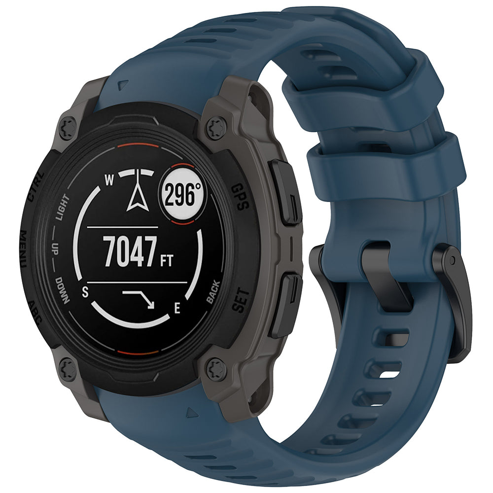 Techsuit W076 remienok pre Garmin Instinct E 45mm, Námornícka modrá
