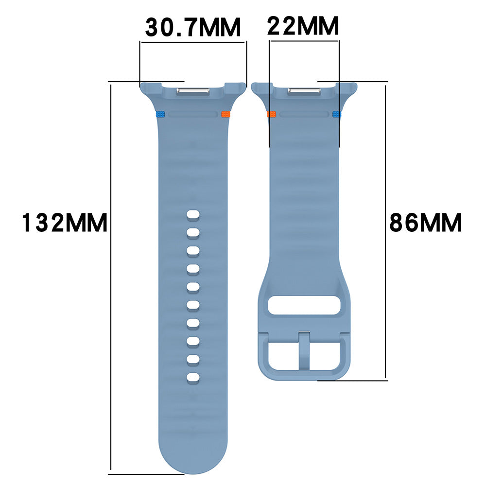 Techsuit W079 remienok pre Samsung Galaxy Watch 8 Classic / Watch8 44mm / Watch 8 40mm, námornícka modrá