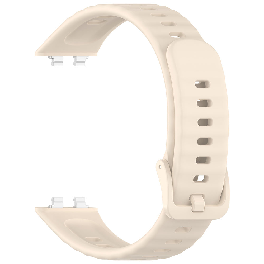 Remienok Techsuit W082 pre Huawei Band 11 / 11 Pro, krémový