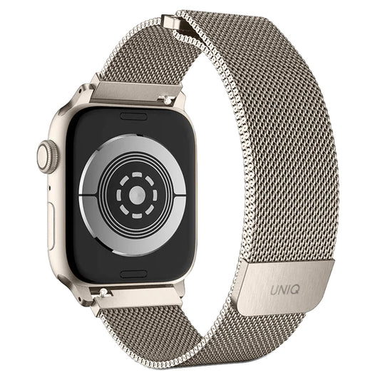 Remienok UNIQ Dante pre Apple Watch 42mm / 41mm / 40mm / 38 Series, Zlatý