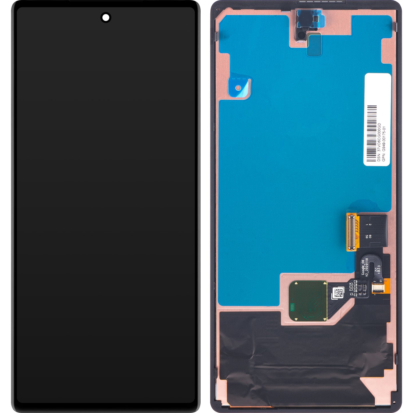 Dotykový displej Google Pixel 6, servisný balík G949-00175-01