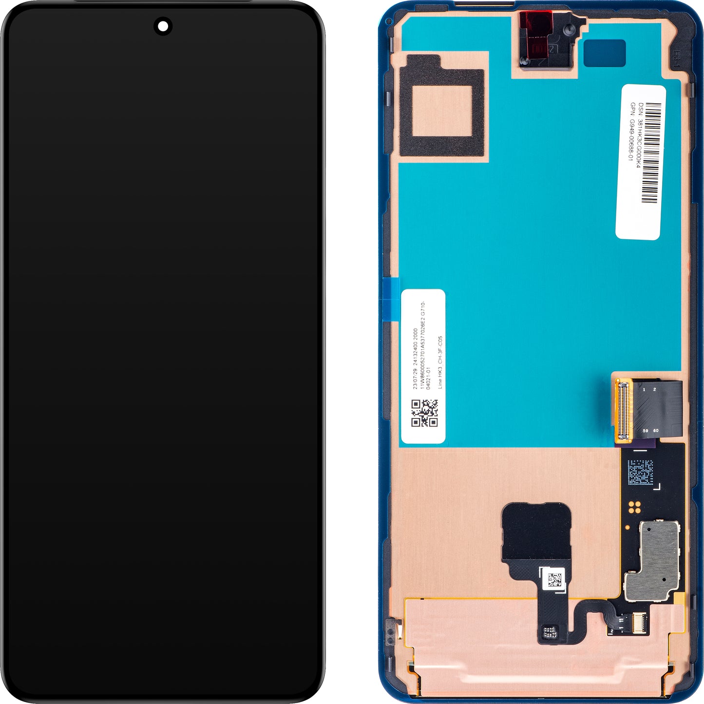 Displej s dotykovou obrazovkou Google Pixel 8 Pro, Swap