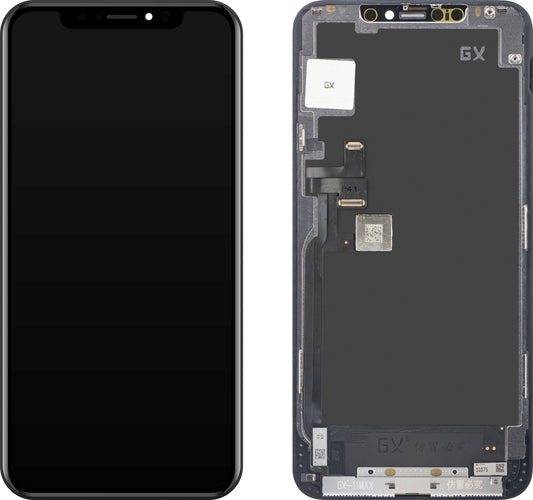 Dotykový displej GX pre Apple iPhone 11 Pro Max, s rámom, verzia OLED, čierny