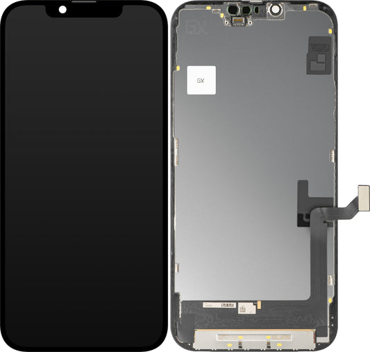 Displej s dotykovou obrazovkou GX pre Apple iPhone 14 Plus, s rámom, verzia OLED IC Movable, čierna