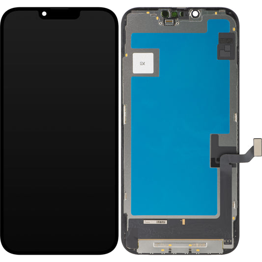 Displej s dotykovou obrazovkou GX pre Apple iPhone 13 Pro Max, s rámom, verzia OLED IC Movable, čierna