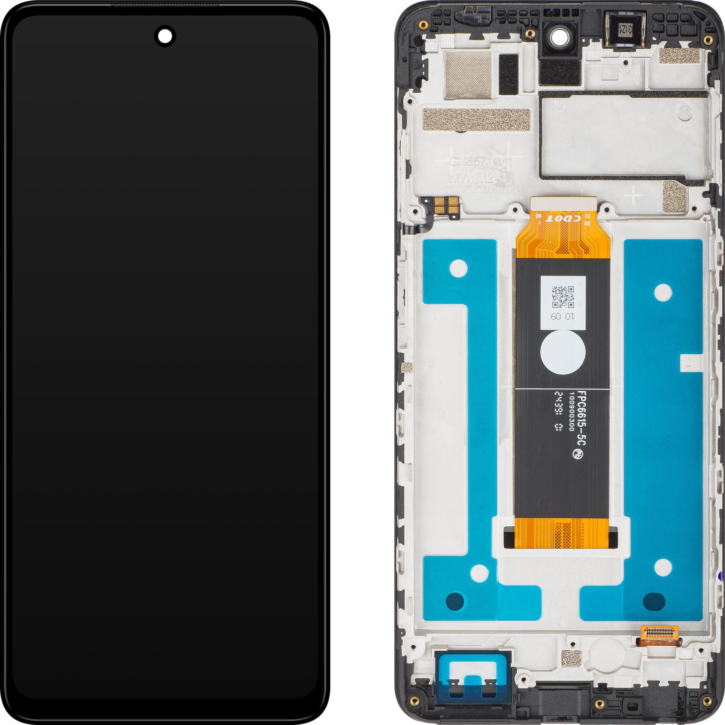 Displej s dotykovou obrazovkou HMD Pulse+ / Pulse Pro / Pulse, s rámom, čierny, Service Pack 286940623