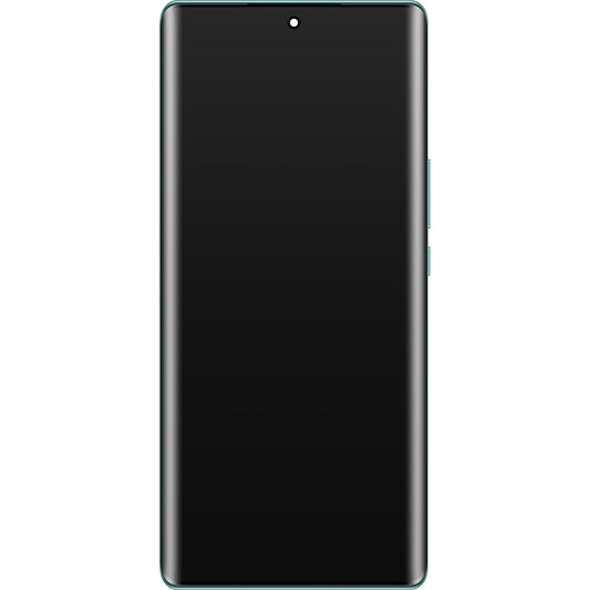 Dotykový displej s dotykovým sklom Honor Magic5 Lite, s rámom a batériou, smaragdovo zelený, servisný balíček 0235AEMX