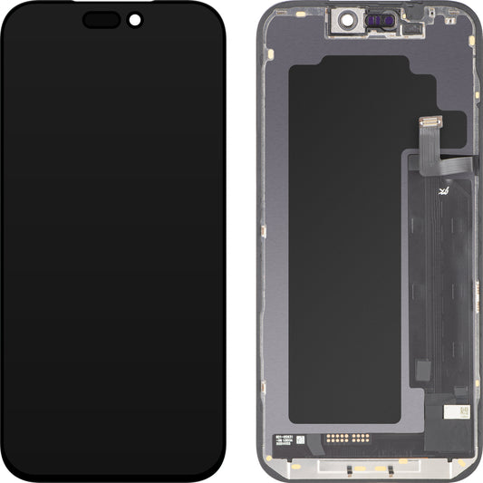 Displej s dotykovou obrazovkou JK pre Apple iPhone 17 Pro Max, s rámom, verzia LCD In-Cell IC pohyblivý, čierny