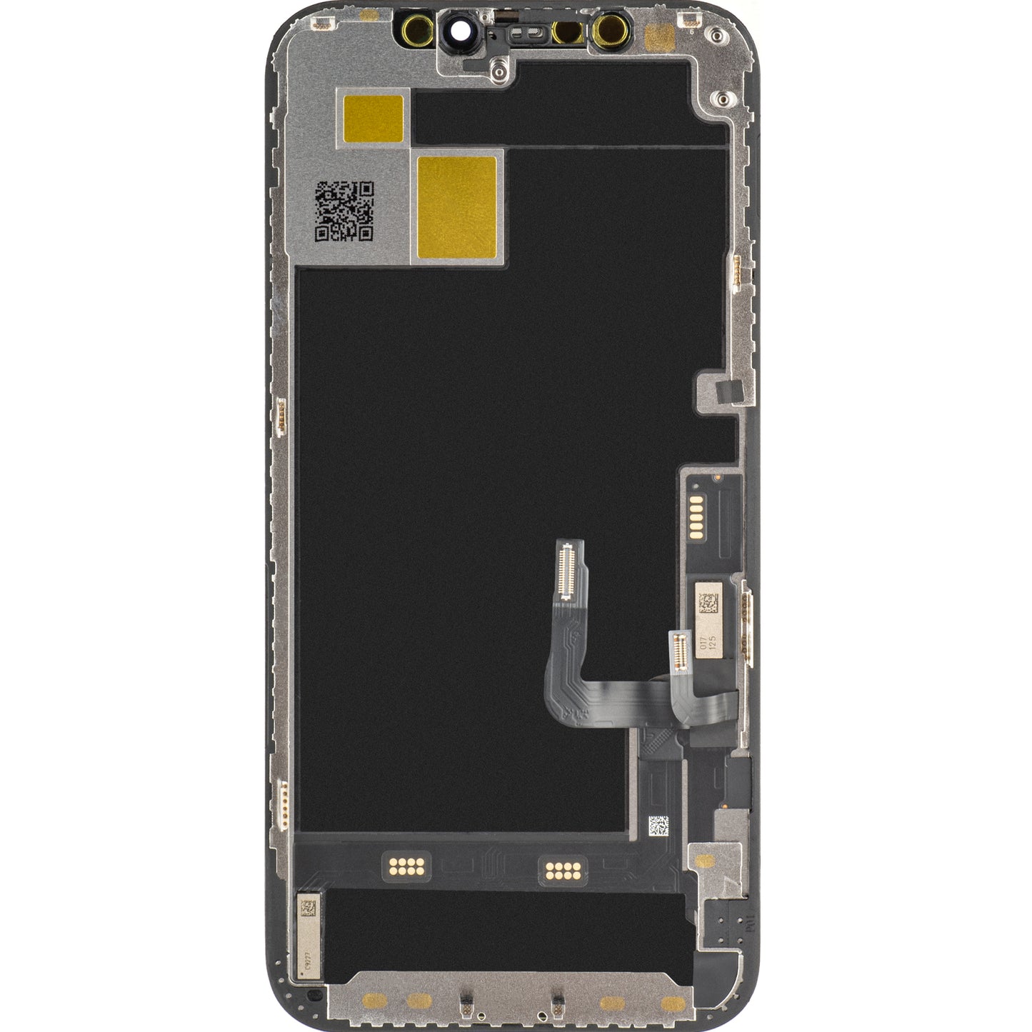 JK dotykový displej pre Apple iPhone 12 / 12 Pro, s rámom, OLED IC pohyblivá verzia, čierny
