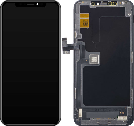 Dotykový displej JK pre Apple iPhone 11 Pro Max, s rámom, verzia In-Cell LCD, čierny