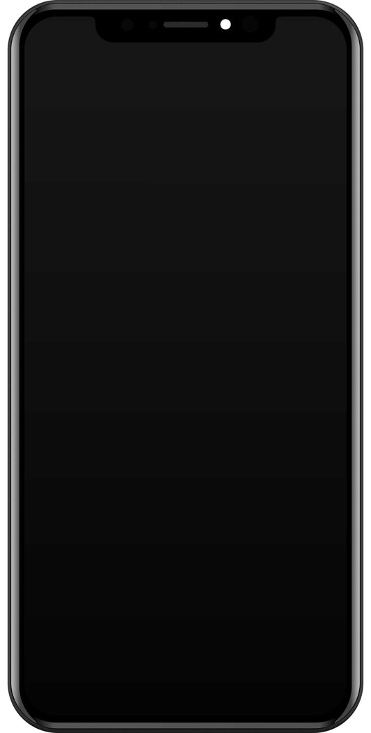 Dotykový displej JK pre Apple iPhone 11 Pro Max, s rámom, verzia In-Cell LCD, čierny