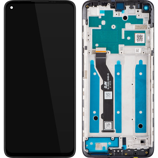 Motorola Moto Moto G9 Plus dotykový displej, s rámom, čierny, servisný balík 5D68C17281