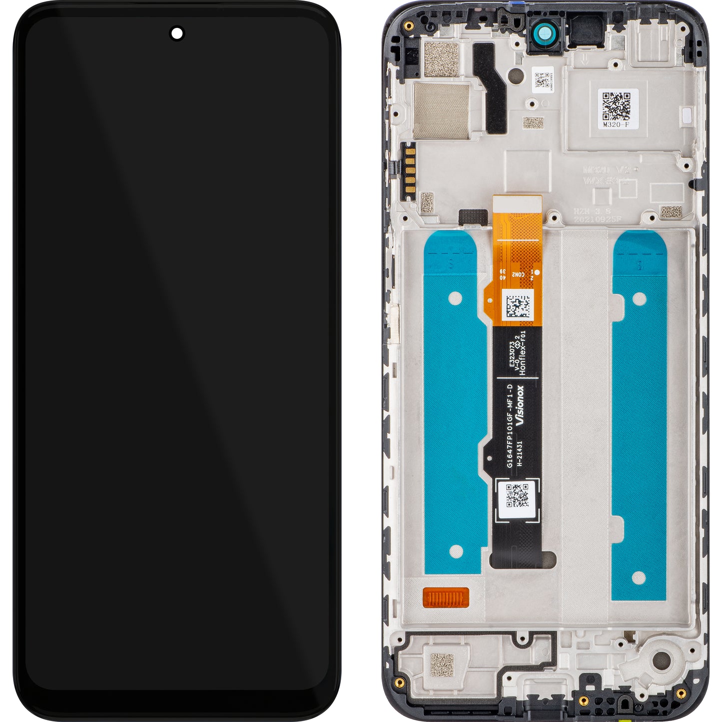 Motorola Moto Moto G41 dotykový displej, s rámom, čierny, servisný balíček 5D68C19764