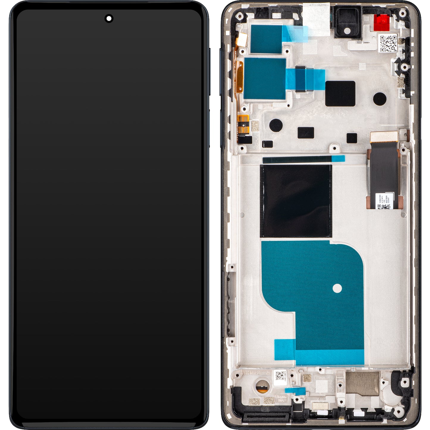 Motorola Edge 30 Pro dotykový displej s rámom, čierny, servisný balíček 5D68C20263