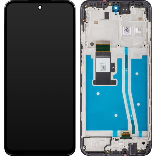 Motorola Moto Moto G53 dotykový displej, s rámom, čierny, servisný balíček 5D68C22150