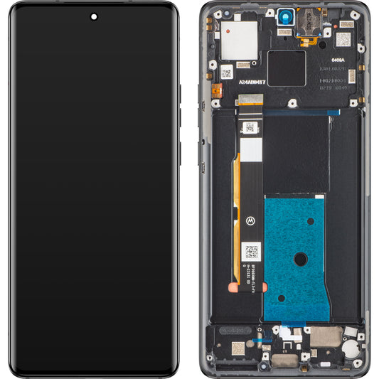 Motorola Edge 40 dotykový displej, s rámom, čierny (Eclipse Black), servisný balíček 5D68C22670