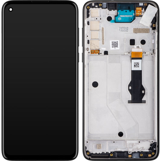 Motorola Moto G8 Power dotykový displej, s rámom, dymovo čierna, servisný balíček 5D68C16142