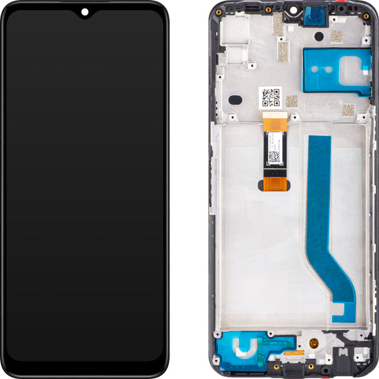 Dotykový displej Motorola Moto Moto G50 5G, s rámom, čierny, servisný balík 5D68C18927