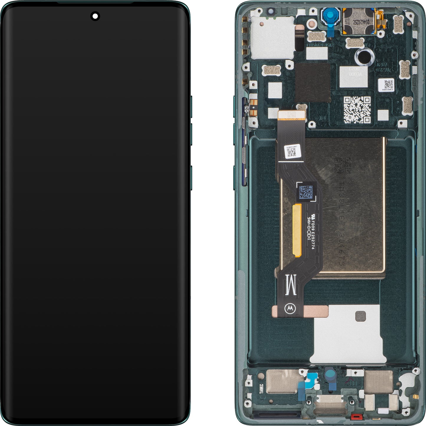 Motorola Edge 50 dotykový displej, s rámom, zelená džungľová farba, servisný balíček 5D68C25136