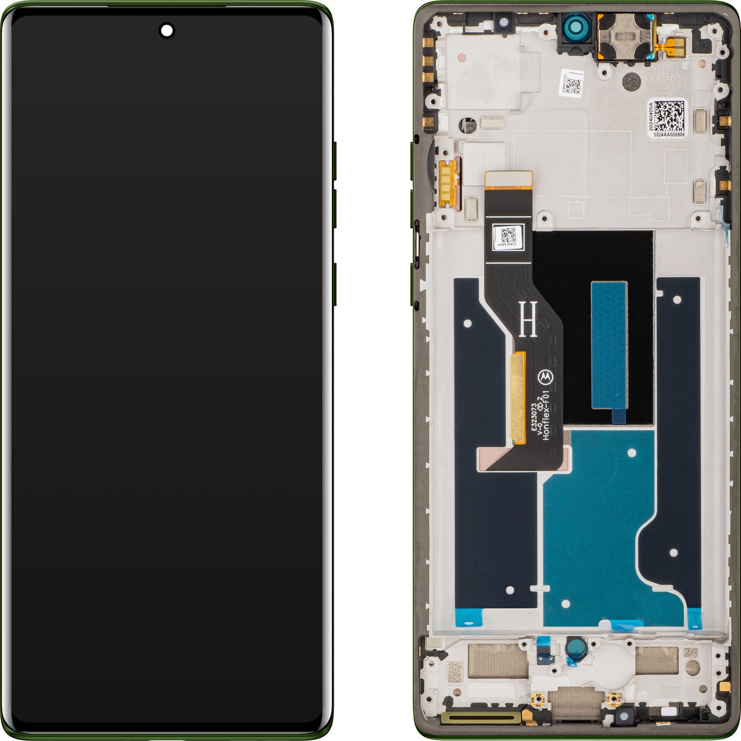 Display s dotykovou obrazovkou Motorola Edge 50 Fusion, s rámom, Zelená (Forest Green), Service Pack 5D68C25167